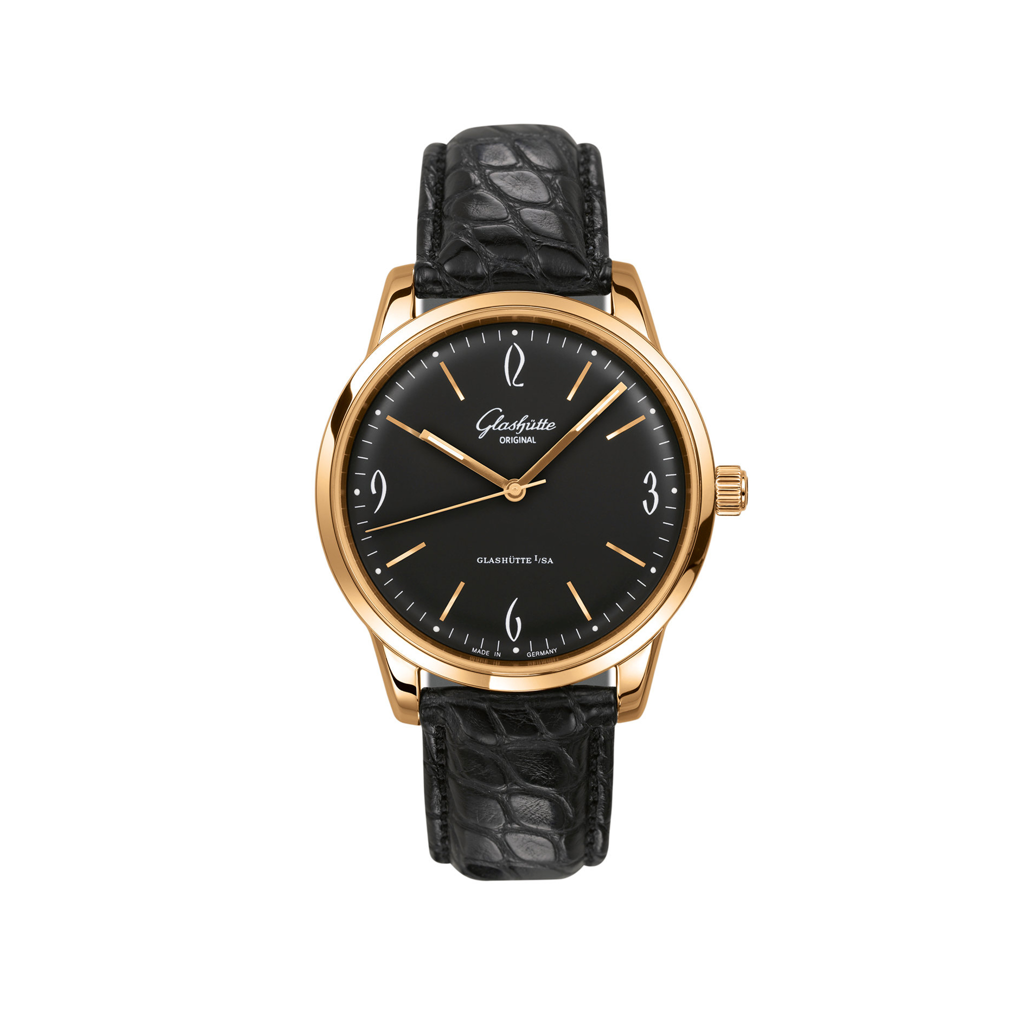 GLASHÜTTE-ORIGINAL-SIXTIES-ROSE-GOLD-BLACK-1-39-52-02-01-04-0 GLASHUTTE ORIGINAL SIXTIES ROSE GOLD BLACK 1 39 52 02 01 04 0
