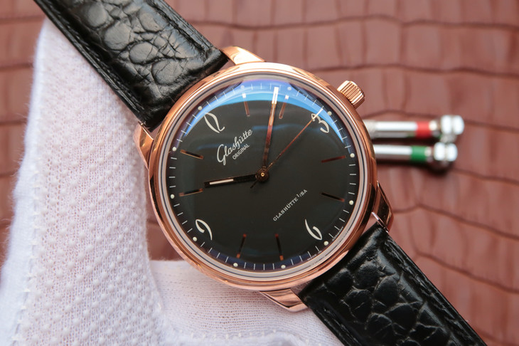 GLASHÜTTE-ORIGINAL-SIXTIES-ROSE-GOLD-BLACK-1-39-52-02-01-04-02 GLASHUTTE ORIGINAL SIXTIES ROSE GOLD BLACK 1 39 52 02 01 04 02