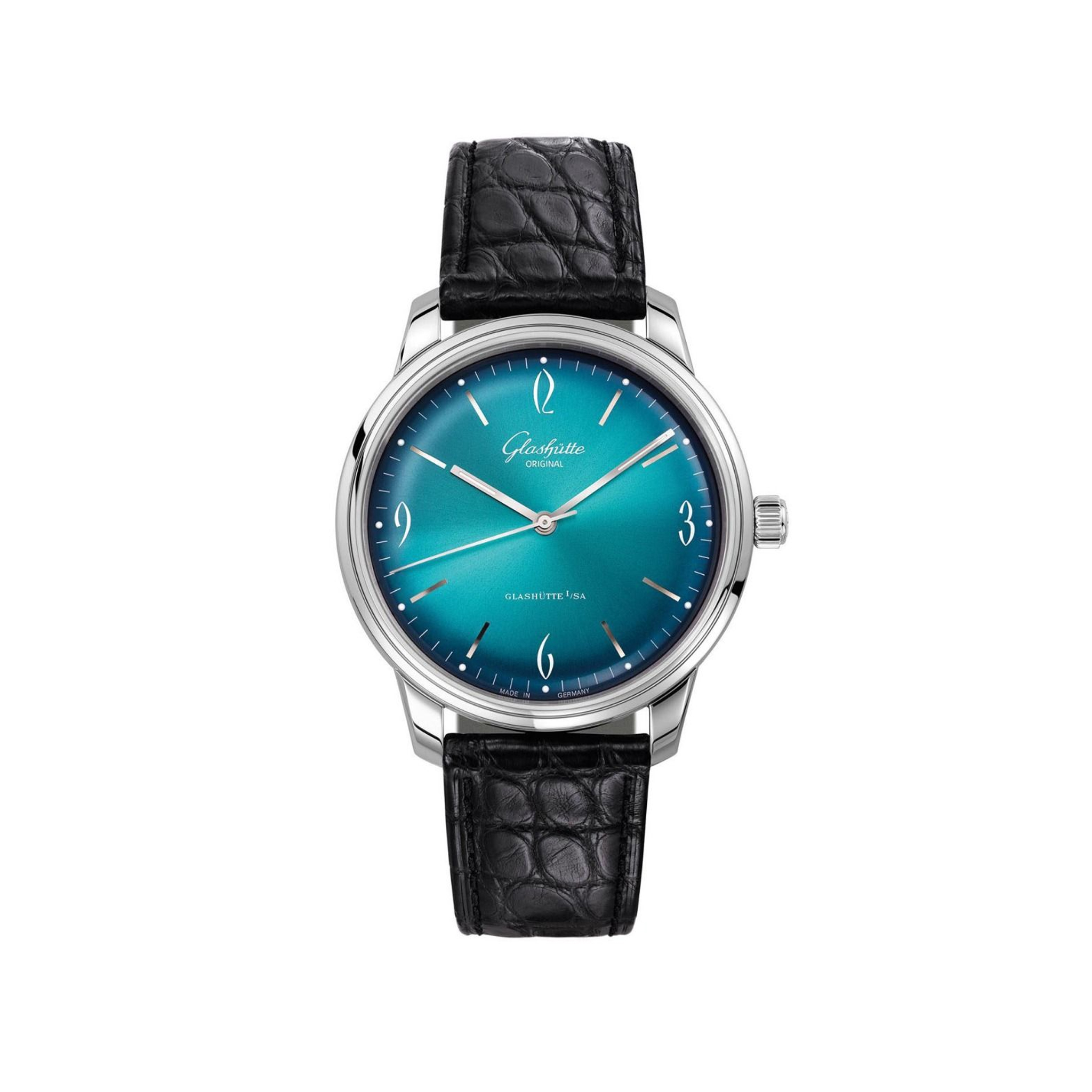 GLASHÜTTE-ORIGINAL-SIXTIES-STAINLESS-STEEL-ICONIC-AQUA-1-39-52-09-02-01-0 GLASHUTTE ORIGINAL SIXTIES STAINLESS STEEL ICONIC AQUA 1 39 52 09 02 01 0