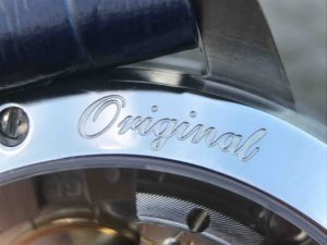 GLASHÜTTE ORIGINAL SENATOR PANORAMA DATE MOONPHASE STAINLESS STEEL BLUE 100 04 05 12 30 014