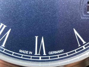 GLASHÜTTE ORIGINAL SENATOR PANORAMA DATE MOONPHASE STAINLESS STEEL BLUE 100 04 05 12 30 05