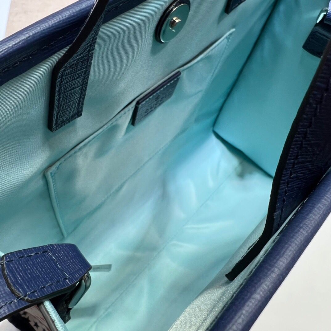 GUCCI-CHILDREN'S-STRAWBERRY-STAR-TOTE-BAG-BLUE-AND-RED-605614-UR3DN-4990-06 GUCCI CHILDRENS STRAWBERRY STAR TOTE BAG BLUE AND RED 605614 UR3DN 4990 06