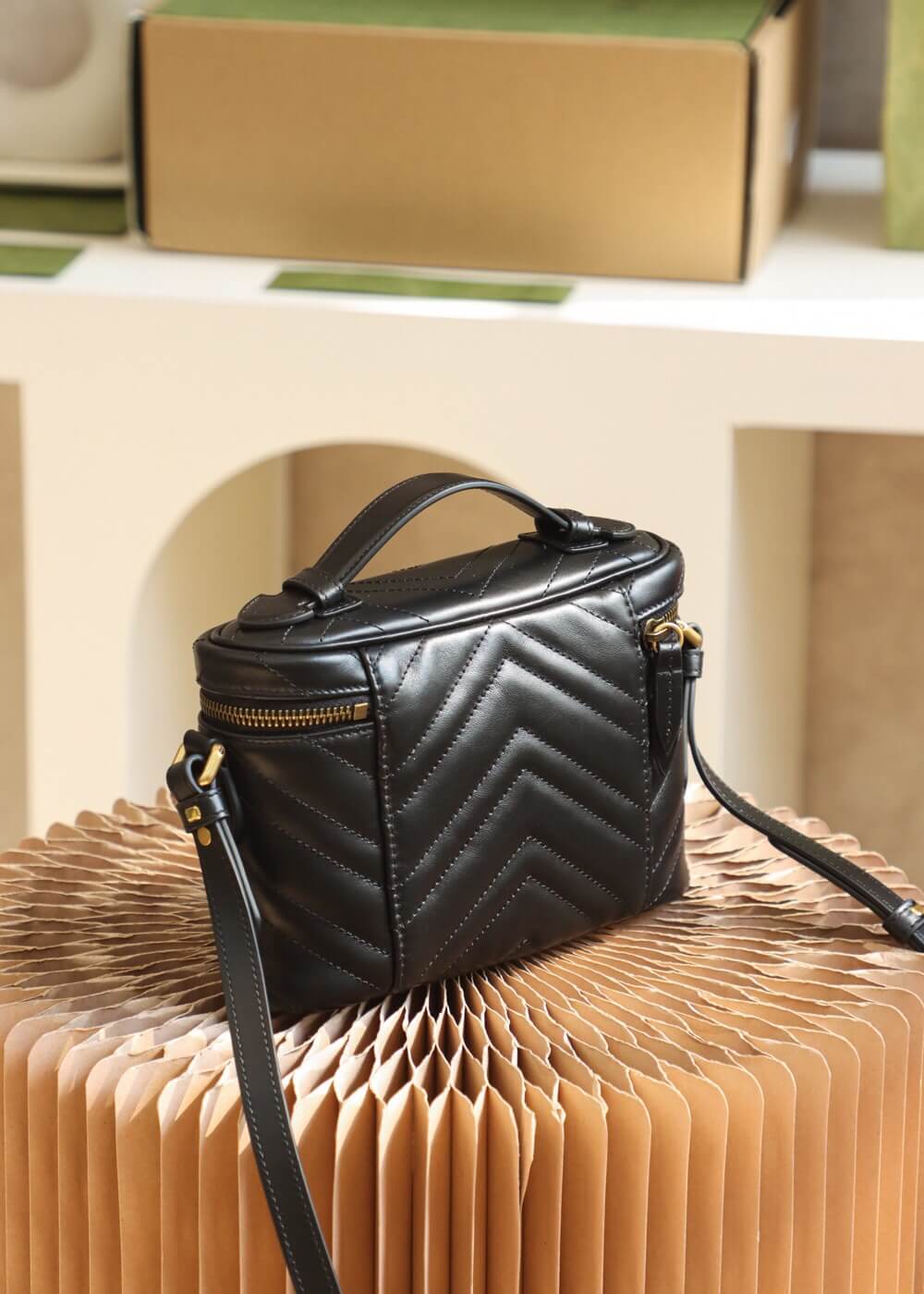 GUCCI-GG-MARMONT-MINI-BAG-BLACK-672253-DTDHT-1000-04 GUCCI GG MARMONT MINI BAG BLACK 672253 DTDHT 1000 04