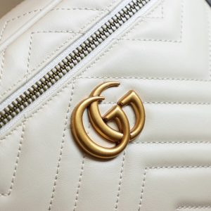 GUCCI GG MARMONT MINI BAG WHITE 672253 DTDHT 010