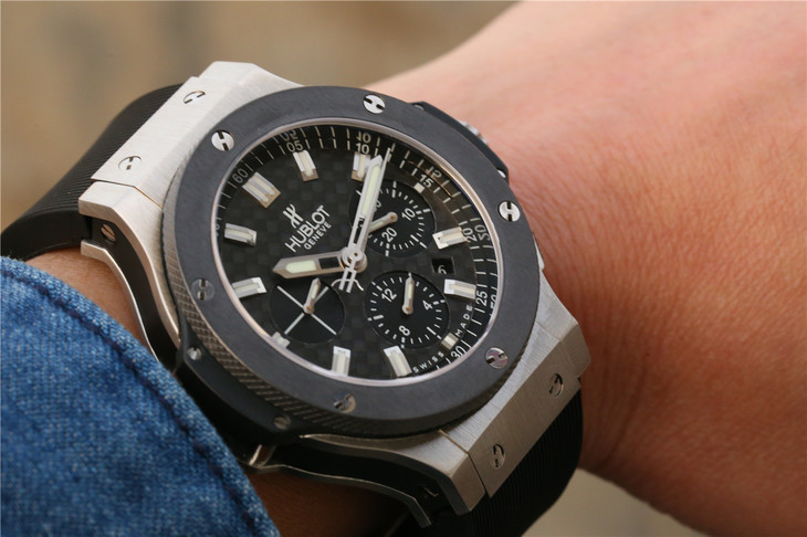 HUBLOT-BIG-BANG-45-STAINLESS-STEEL-CERAMIC-BLACK-301.SM.1770.RX-010 HUBLOT BIG BANG 45 STAINLESS STEEL CERAMIC BLACK 301.SM .1770.RX 010