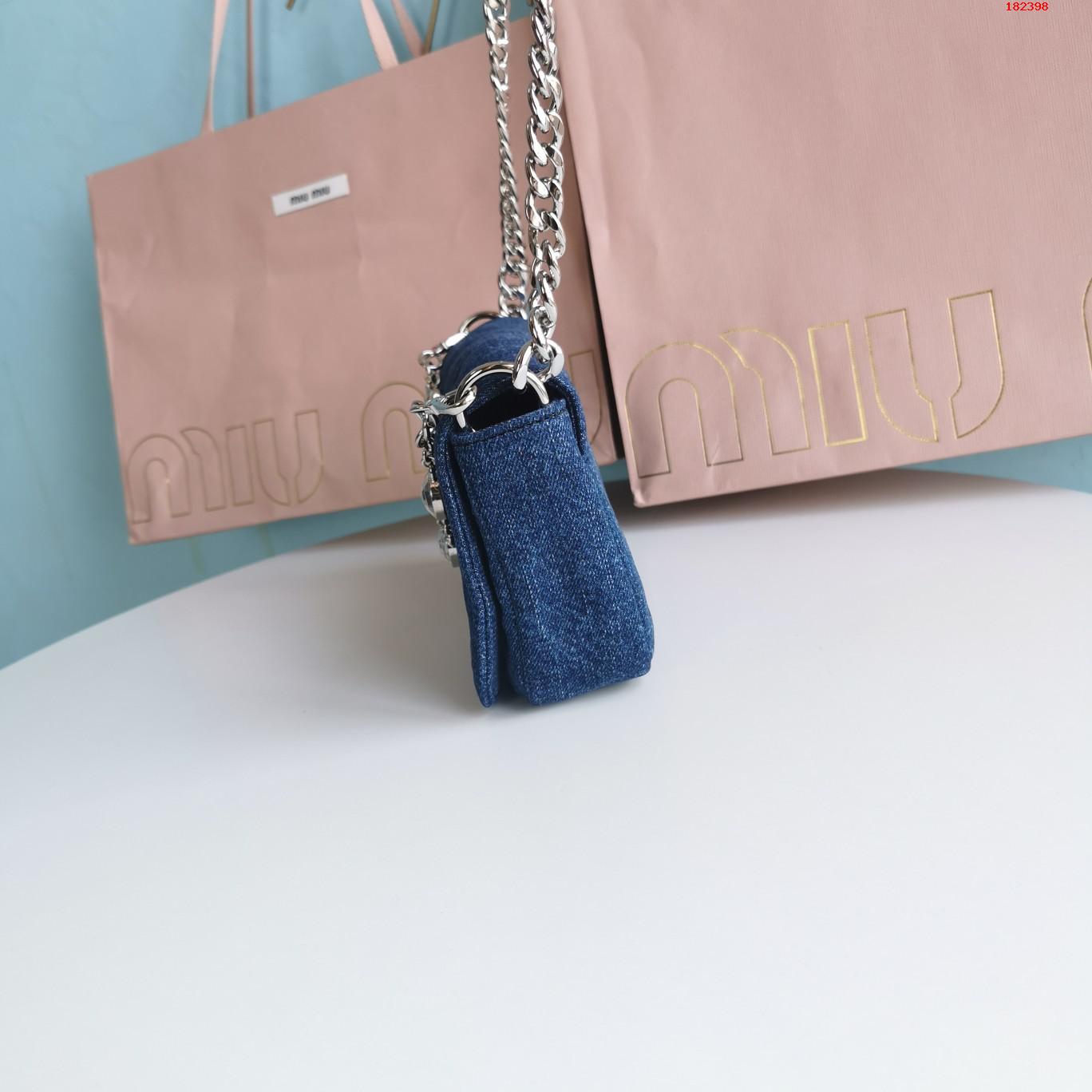 MIUMIU-DENIM-SHOULDER-BAG-BLUE-5BD223-2DP7-F0008-OOO-03 MIUMIU DENIM SHOULDER BAG BLUE 5BD223 2DP7 F0008 OOO 03