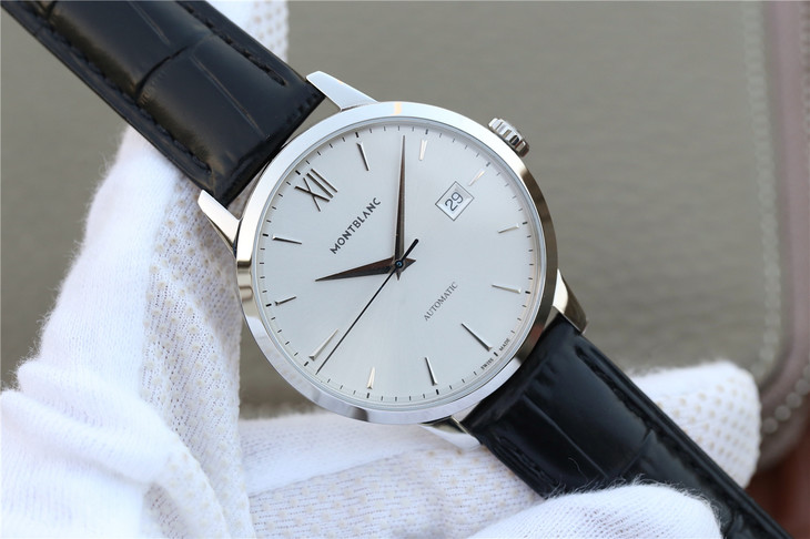 MONTBLANC-HERITAGE-SPIRIT-DATE-AUTOMATIC-MEN'S-U0111622-02 MONTBLANC HERITAGE SPIRIT DATE AUTOMATIC MENS U0111622 02