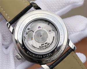 MONTBLANC STAR LEGACY MOONPHASE AUTOMATIC SLATE GREY DIAL MENS WATCH 118518 07