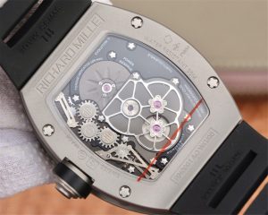 RICHARD MILLE TOURBILLON SILVER DIAL SWISS TOURBILLON RM001 012