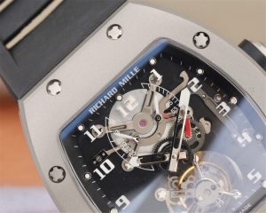 RICHARD MILLE TOURBILLON SILVER DIAL SWISS TOURBILLON RM001 05