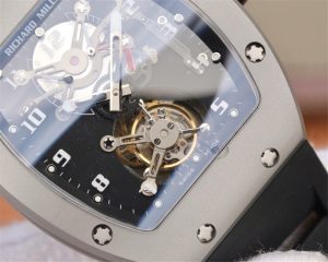 RICHARD MILLE TOURBILLON SILVER DIAL SWISS TOURBILLON RM001 07
