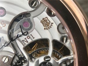 ROGER DUBUIS TOURBILLON PINK GOLD GUILLOCHE MOVEMENT RDDBHO0571 016