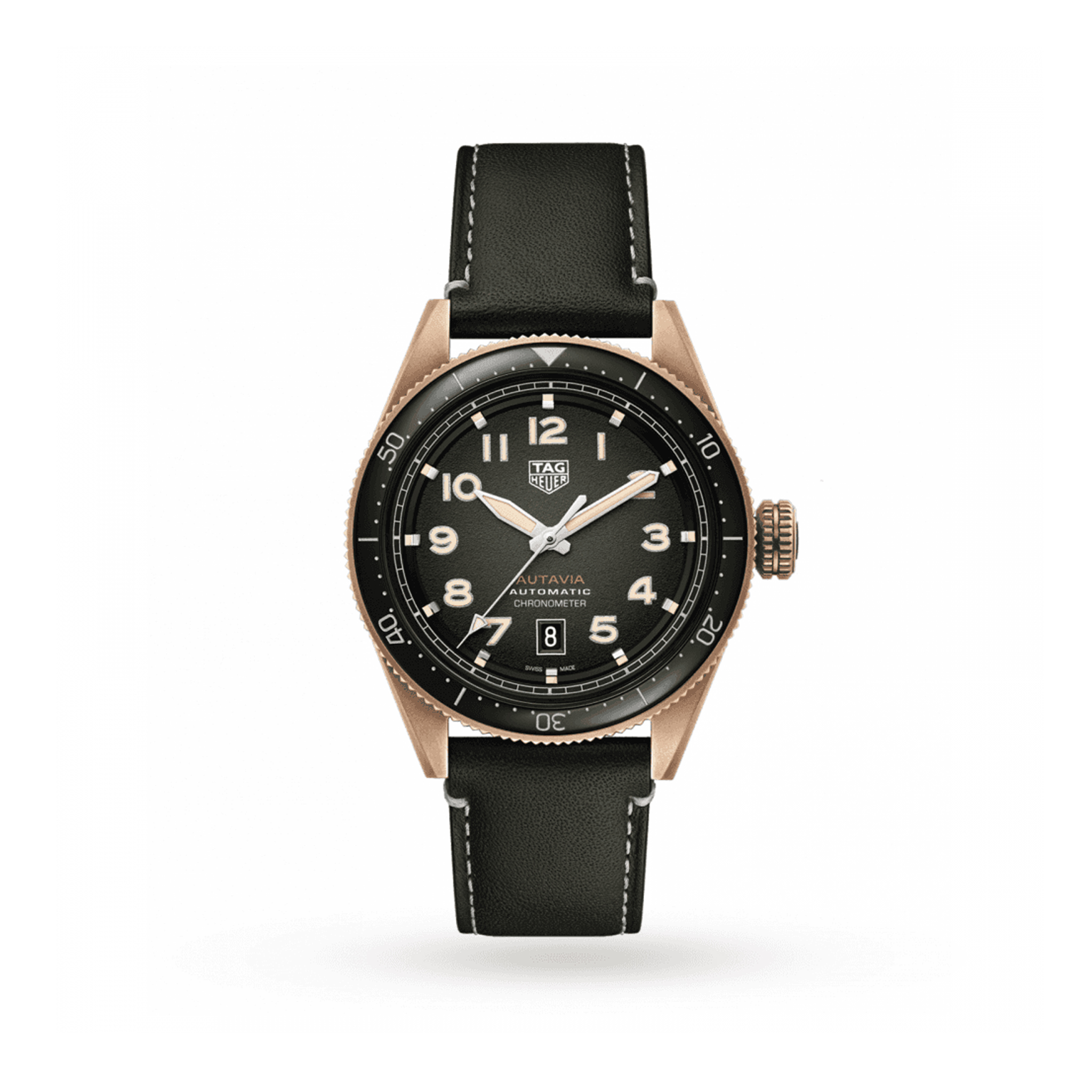 TAG-HEUER-AUTAVIA-CALIBRE-5-BRONZE-GREEN-WBE5190.FC8268-0 TAG HEUER AUTAVIA CALIBRE 5 BRONZE GREEN WBE5190.FC8268 0