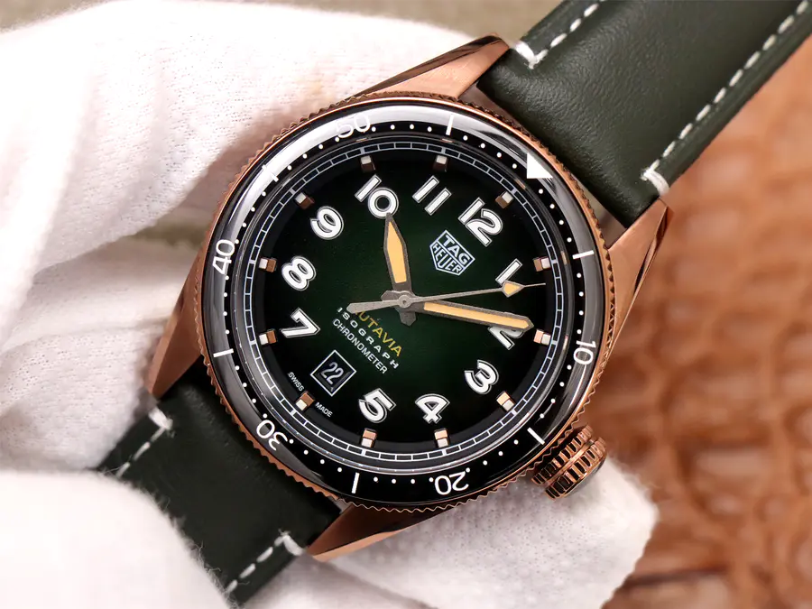 TAG-HEUER-AUTAVIA-CALIBRE-5-BRONZE-GREEN-WBE5190.FC8268-02 TAG HEUER AUTAVIA CALIBRE 5 BRONZE GREEN WBE5190.FC8268 02