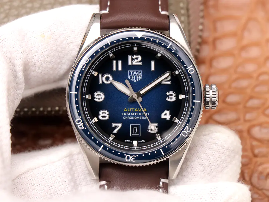 TAG-HEUER-AUTAVIA-CALIBRE-5-STAINLESS-STEEL-BLUE-LEATHER-WBE5116.FC8266-01 TAG HEUER AUTAVIA CALIBRE 5 STAINLESS STEEL BLUE LEATHER WBE5116.FC8266 01