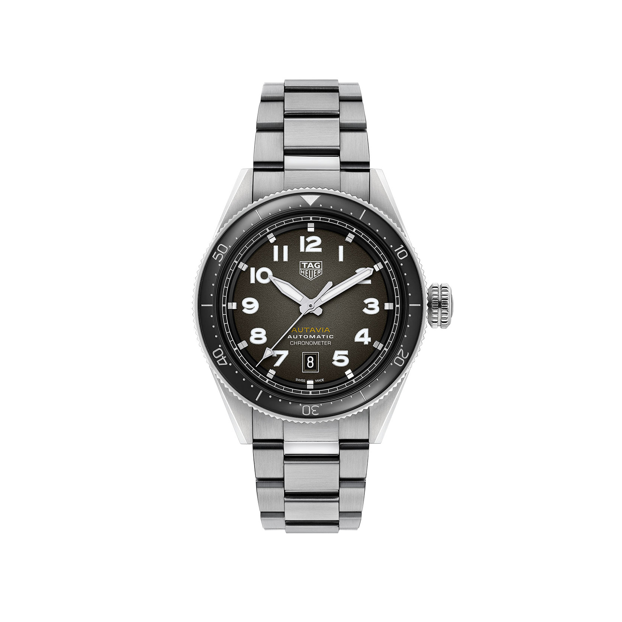 TAG-HEUER-AUTAVIA-CALIBRE-STAINLESS-STEEL-BLACK-WBE5114.EB0173-0 TAG HEUER AUTAVIA CALIBRE STAINLESS STEEL BLACK WBE5114.EB0173 0