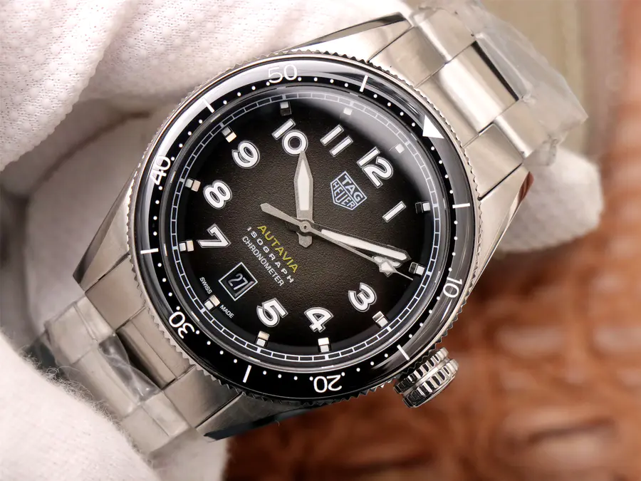 TAG-HEUER-AUTAVIA-CALIBRE-STAINLESS-STEEL-BLACK-WBE5114.EB0173-002 TAG HEUER AUTAVIA CALIBRE STAINLESS STEEL BLACK WBE5114.EB0173 002