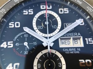 TAG HEUER CARRERA CALIBRE 16 DAY DATE 43 BLACK CV2A1R.BA0799 05