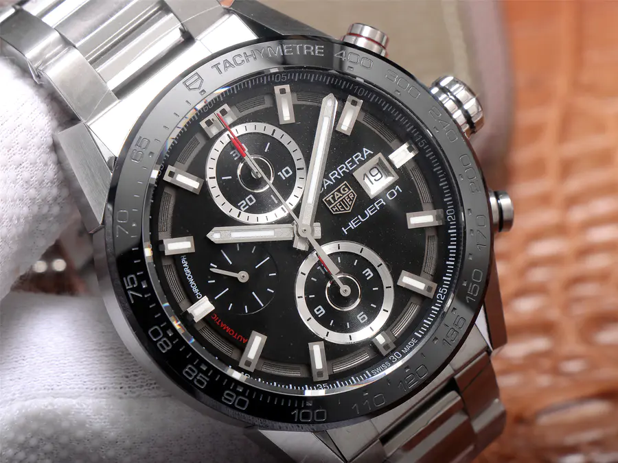TAG-HEUER-CARRERA-CALIBRE-HEUER-01-43-STAINLESS-STEEL-BLACK-BRACELET-CAR201Z.BA0714-04 TAG HEUER CARRERA CALIBRE HEUER 01 43 STAINLESS STEEL BLACK BRACELET CAR201Z.BA0714 04