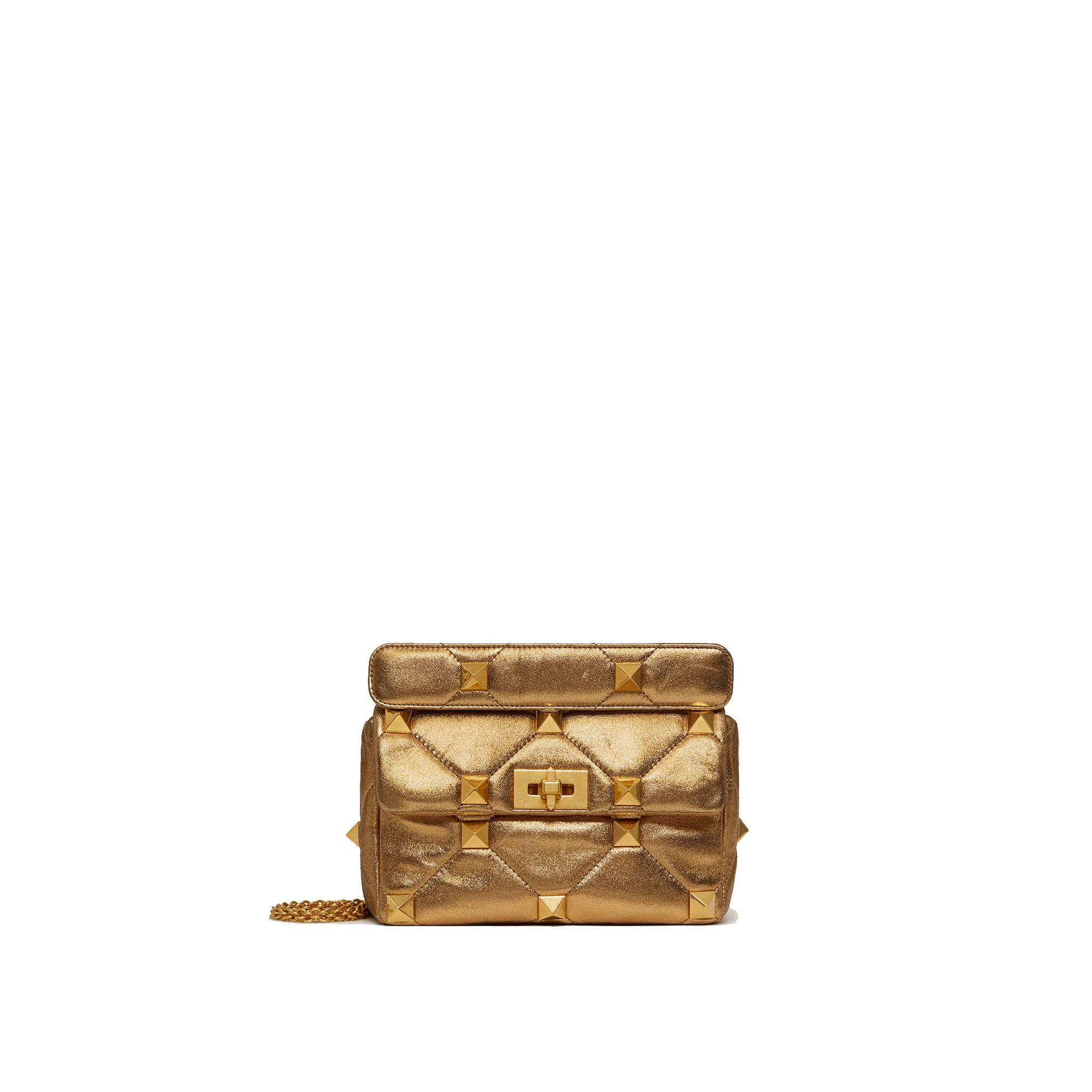 VALENTINO-MEDIUM-ROMAN-STUD-THE-SHOULDER-BAG-IN-METALLIC-NAPPA-WITH-CHAIN-BRASS-WW2B0I82IETKM5-0 VALENTINO MEDIUM ROMAN STUD THE SHOULDER BAG IN METALLIC NAPPA WITH CHAIN BRASS WW2B0I82IETKM5 0