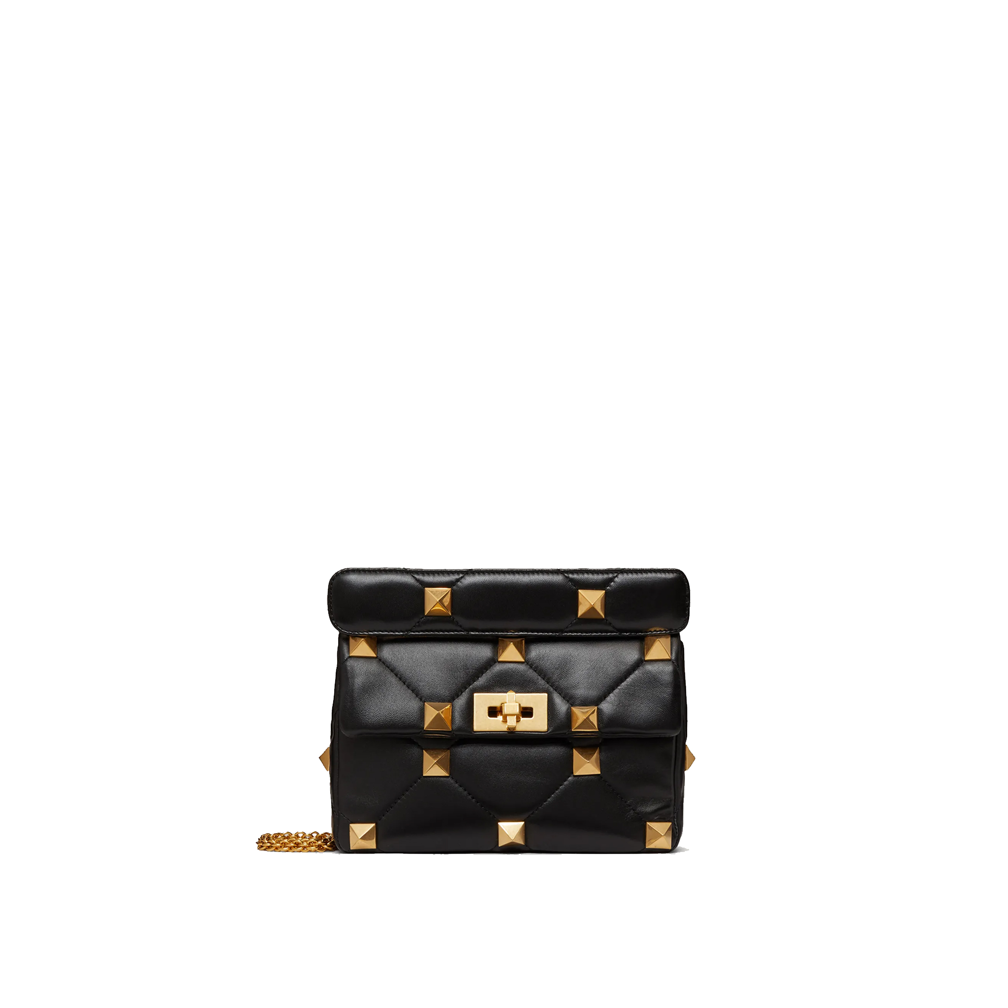 VALENTINO-MEDIUM-ROMAN-STUD-THE-SHOULDER-BAG-IN-NAPPA-WITH-CHAIN-BLACK-XW2B0I82BSF0NO-0 VALENTINO MEDIUM ROMAN STUD THE SHOULDER BAG IN NAPPA WITH CHAIN BLACK XW2B0I82BSF0NO 0