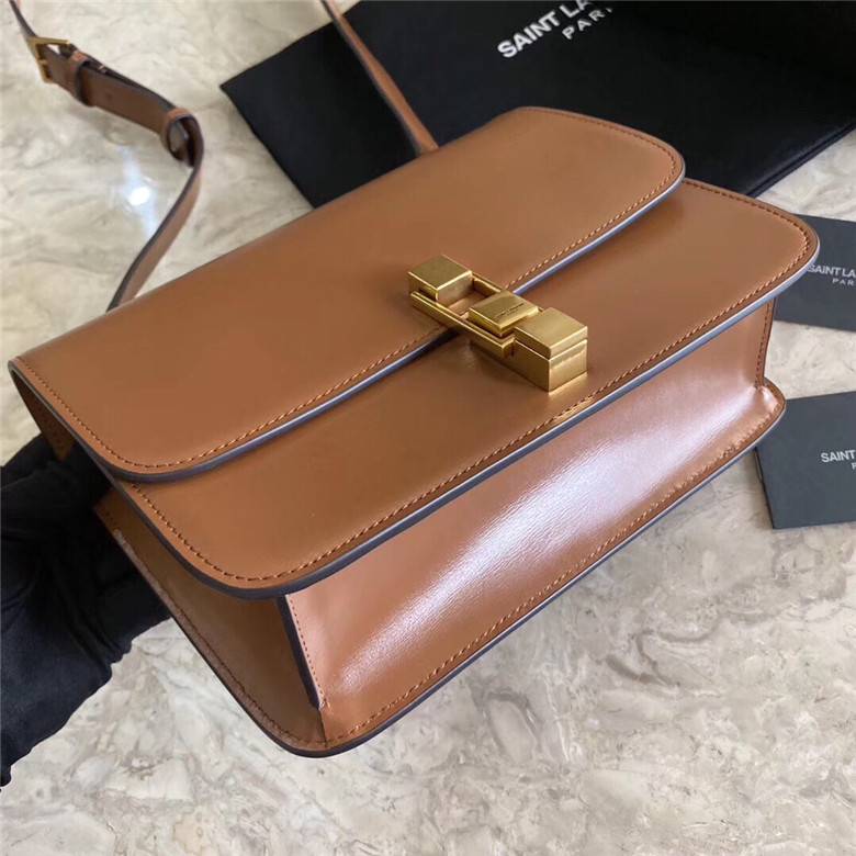 YSL-LE-CARRE-SATCHEL-IN-BOX-SAINT-LAURENT-LEATHER-BROWN-6332141YF0W6309-02 YSL LE CARRE SATCHEL IN BOX SAINT LAURENT LEATHER BROWN 6332141YF0W6309 02