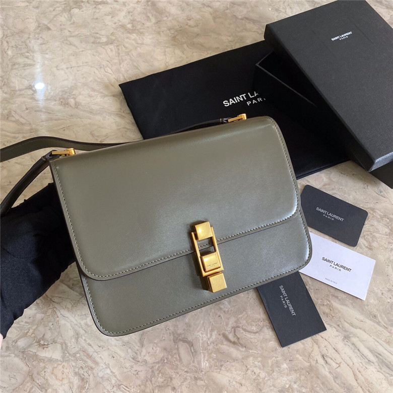 YSL-LE-CARRE-SATCHEL-IN-BOX-SAINT-LAURENT-LEATHER-GREEN-6332141YF0W2423-01 YSL LE CARRE SATCHEL IN BOX SAINT LAURENT LEATHER GREEN 6332141YF0W2423 01