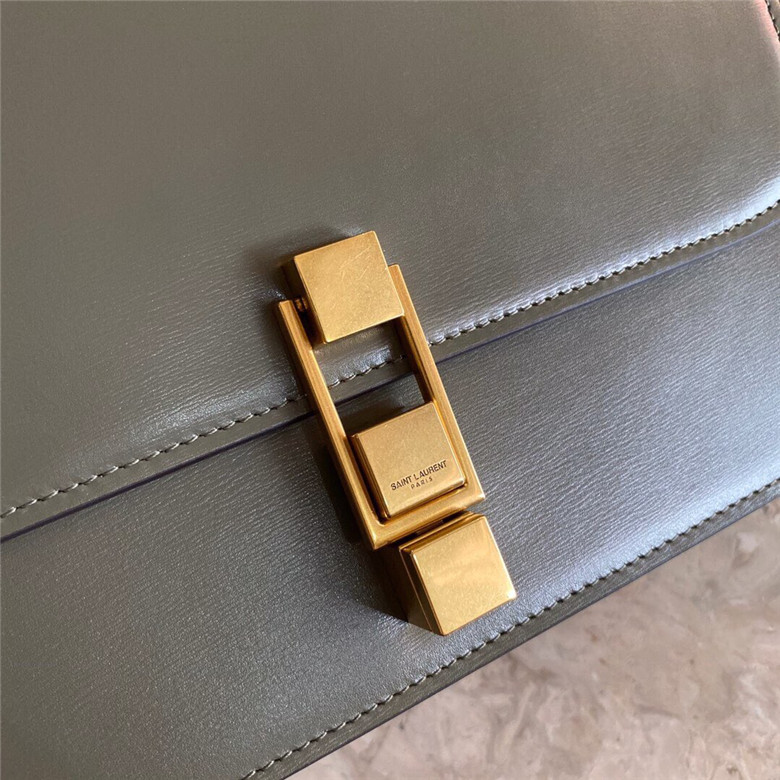 YSL-LE-CARRE-SATCHEL-IN-BOX-SAINT-LAURENT-LEATHER-GREEN-6332141YF0W2423-08 YSL LE CARRE SATCHEL IN BOX SAINT LAURENT LEATHER GREEN 6332141YF0W2423 08