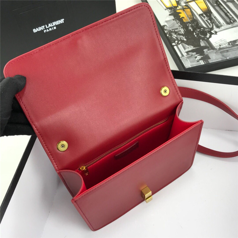 YSL-LE-CARRE-SATCHEL-IN-BOX-SAINT-LAURENT-LEATHER-RED-6332141YF0W6008-09 YSL LE CARRE SATCHEL IN BOX SAINT LAURENT LEATHER RED 6332141YF0W6008 09