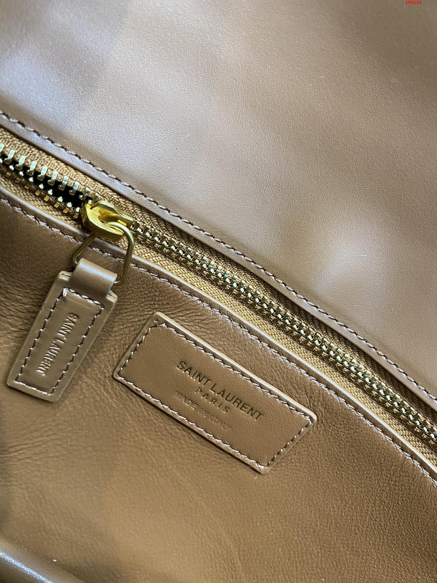 YSL-LE-MAILLON-SATCHEL-IN-SMOOTH-LEATHER-BROWN-6497952R20W6309-09 YSL LE MAILLON SATCHEL IN SMOOTH LEATHER BROWN 6497952R20W6309 09