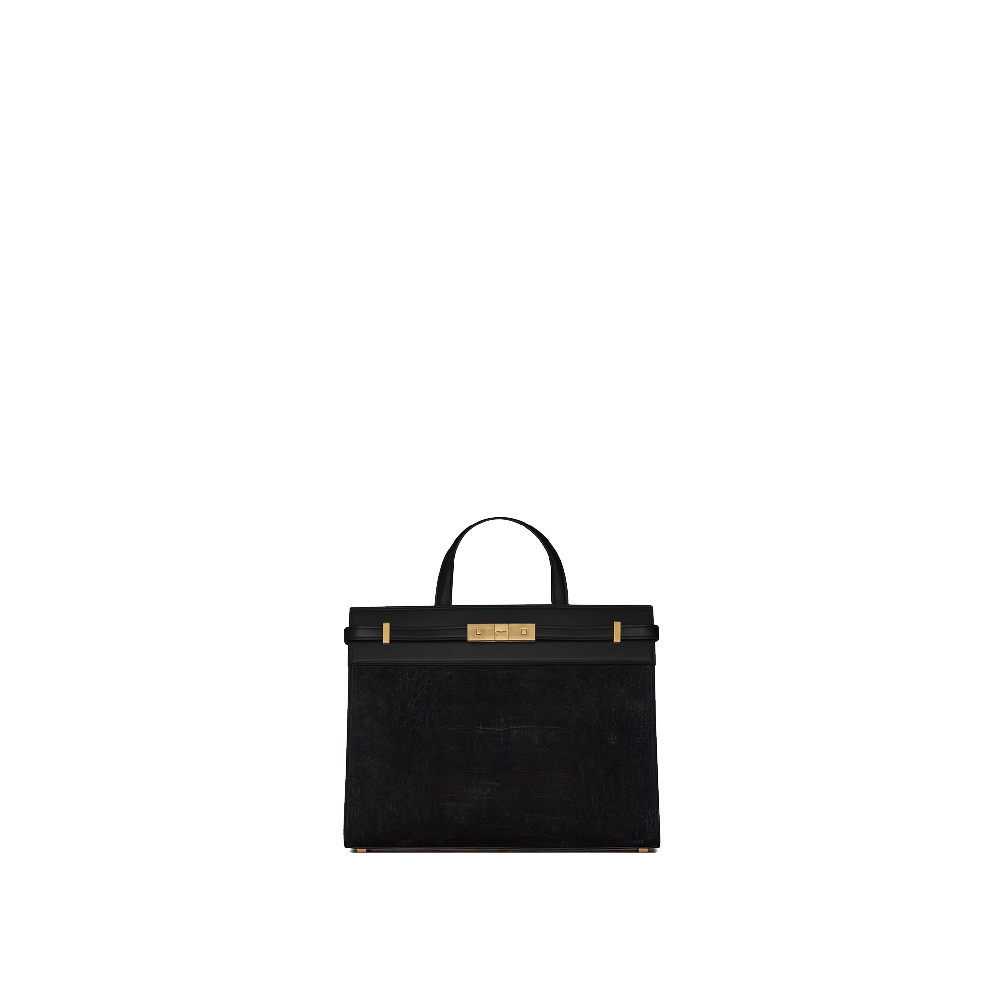 YSL-MANHATTAN-SMALL-SHOPPING-BAG-IN-CROCODILE-EMBOSSED-NUBUCK-AND-SMOOTH-LEATHER-BLACK-568702DM6CW1000-0 YSL MANHATTAN SMALL SHOPPING BAG IN CROCODILE EMBOSSED NUBUCK AND SMOOTH LEATHER BLACK 568702DM6CW1000 0