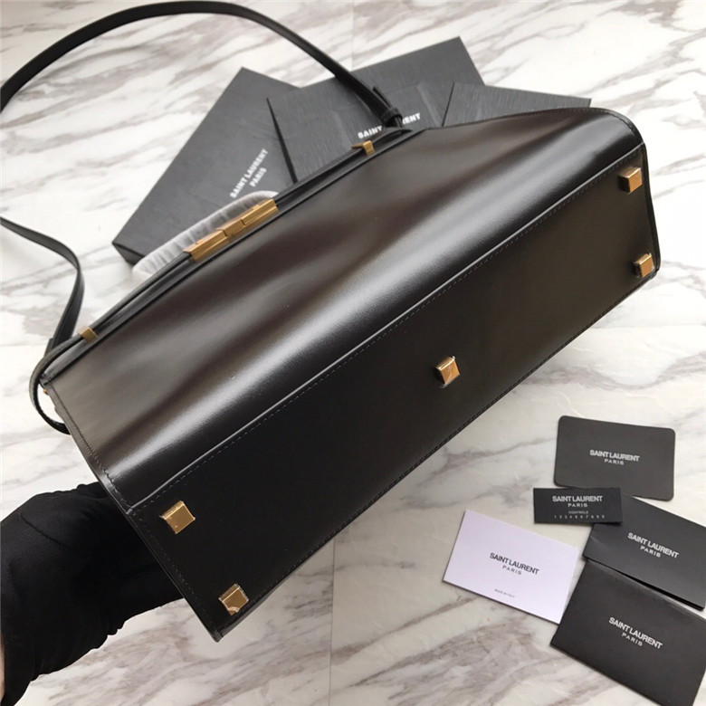 YSL-MANHATTAN-SMALL-SHOPPING-BAG-IN-CROCODILE-EMBOSSED-NUBUCK-AND-SMOOTH-LEATHER-BLACK-568702DM6CW1000-02 YSL MANHATTAN SMALL SHOPPING BAG IN CROCODILE EMBOSSED NUBUCK AND SMOOTH LEATHER BLACK 568702DM6CW1000 02