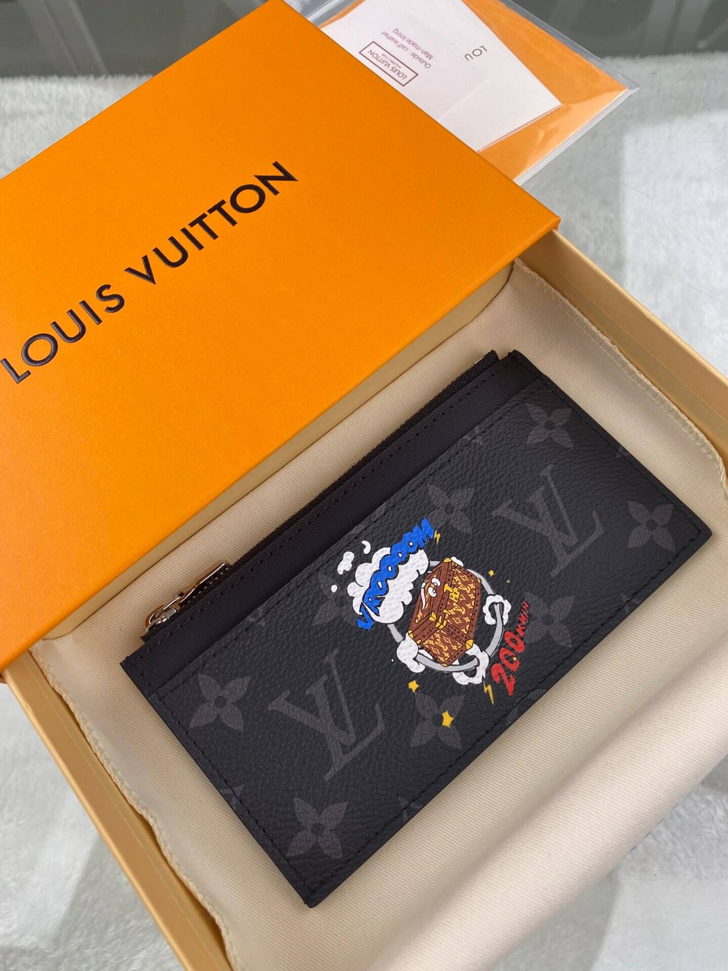 louis-vuitton-coin-card-holder-monogram-eclipse-canvas-wallets-and-small-leather-goods-M80932-01 louis vuitton coin card holder monogram eclipse canvas wallets and small leather goods M80932 01