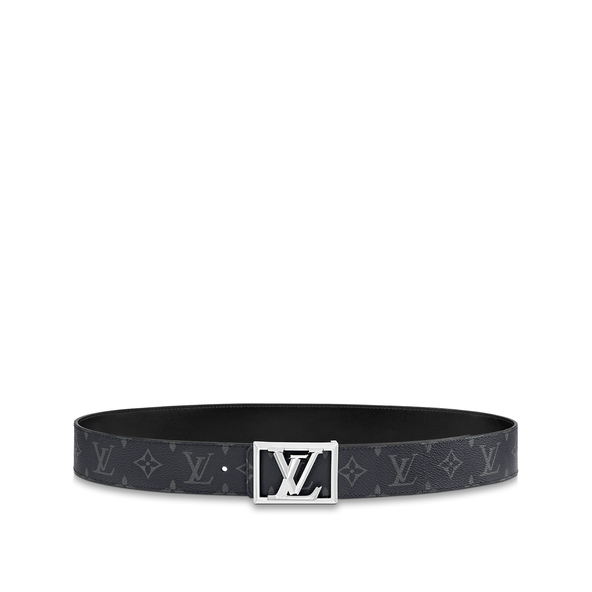louis-vuitton-lv-pyramide-frame-40mm-reversible-belt-monogram-eclipse-canvas-belts-M0471V-0 louis vuitton lv pyramide frame 40mm reversible belt monogram eclipse canvas belts M0471V 0