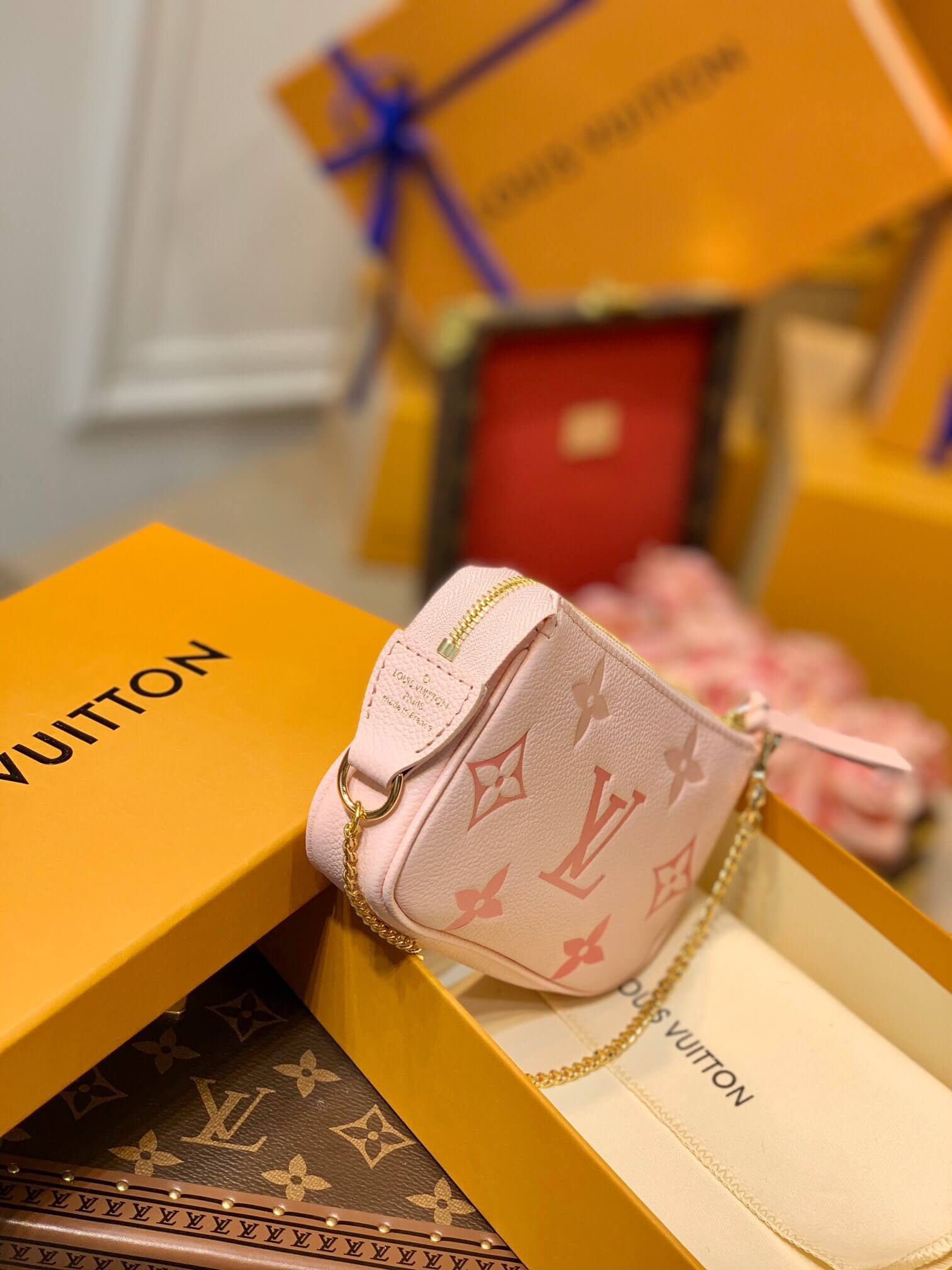 louis-vuitton-mini-pochette-accessoires-monogram-empreinte-leather-wallets-and-small-leather-goods-M80501-02 louis vuitton mini pochette accessoires monogram empreinte leather wallets and small leather goods M80501 02