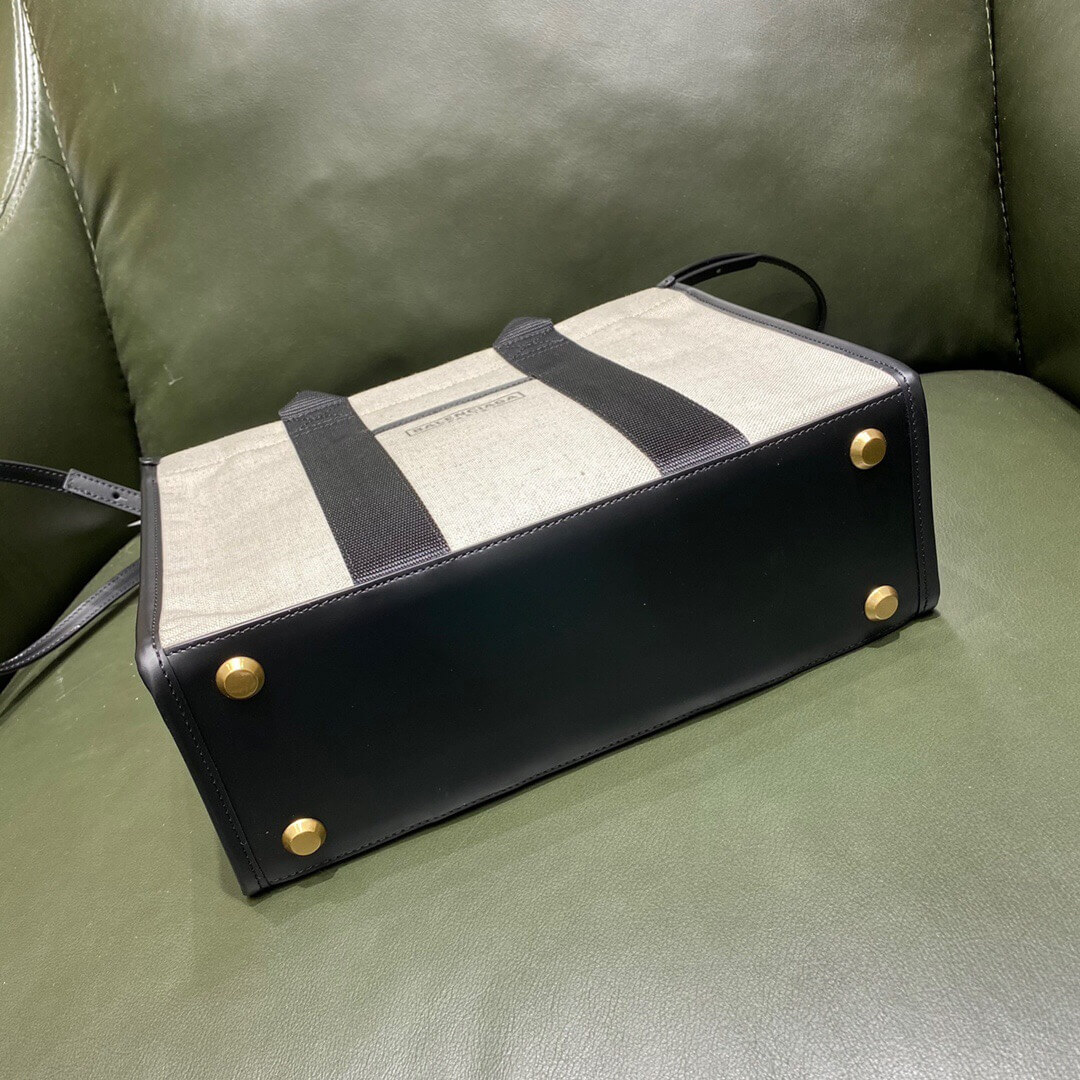 BALENCIAGA-WOMEN'S-HARDWARE-SMALL-TOTE-BAG-WITH-STRAP-IN-BEIGE-6714022HHAM9260-05 BALENCIAGA WOMENS HARDWARE SMALL TOTE BAG WITH STRAP IN BEIGE 6714022HHAM9260 05