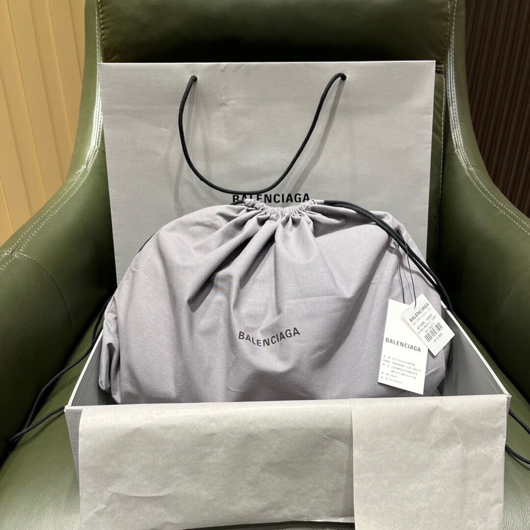 BALENCIAGA-WOMEN'S-LE-CAGOLE-XS-SHOULDER-BAG-IN-WHITE-6713091VG9Y9104-028 BALENCIAGA WOMENS LE CAGOLE XS SHOULDER BAG IN WHITE 6713091VG9Y9104 028