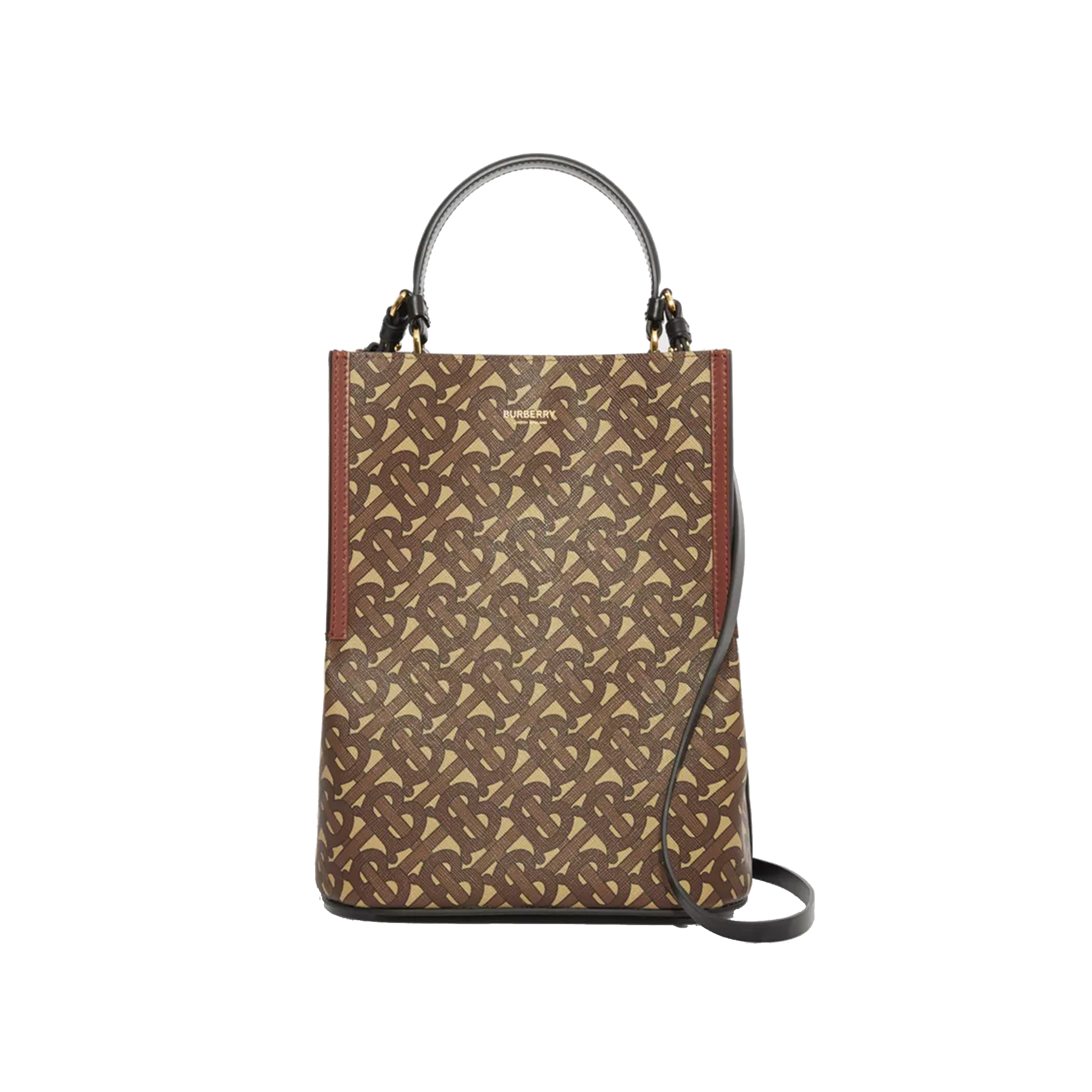 BURBERRY-SMALL-MONOGRAM-E-CANVAS-PEGGY-BUCKET-BAG-BROWN-80268251-0 BURBERRY SMALL MONOGRAM E CANVAS PEGGY BUCKET BAG BROWN 80268251 0