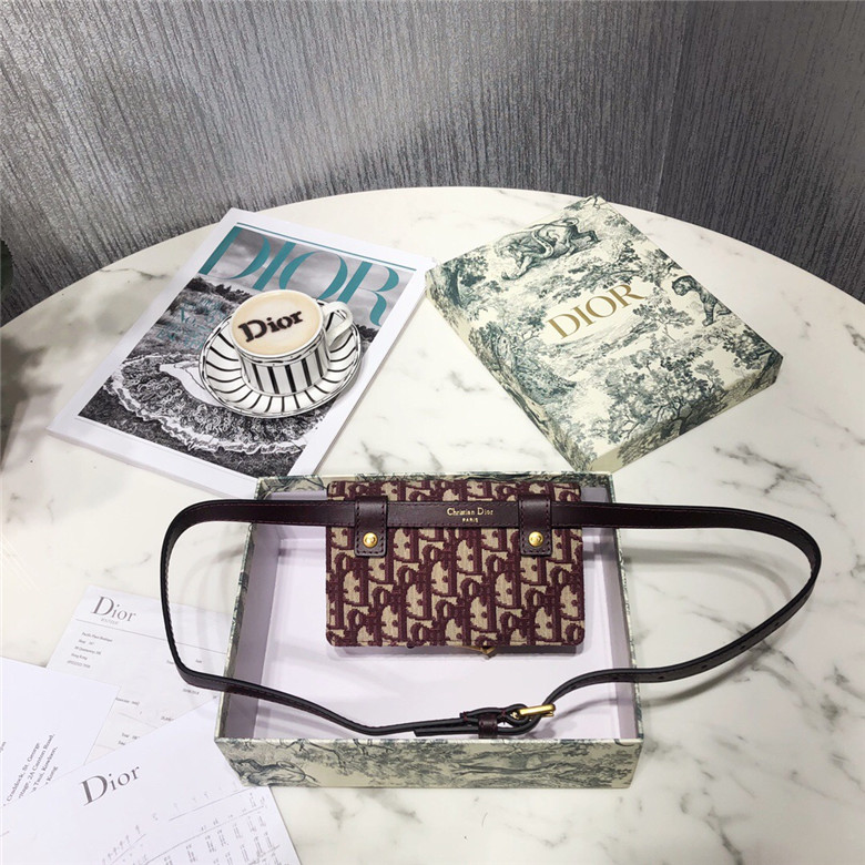 DIOR-SADDLE-BELT-POUCH-RED-DIOR-OBLIQUE-JACQUARD-S5619CTZQ_M974-08 DIOR SADDLE BELT POUCH RED DIOR OBLIQUE JACQUARD S5619CTZQ M974 08