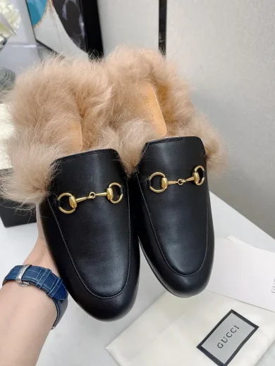 GUCCI 2015 RE EDITION WOMENS PRINCETOWN BLACK 397749 DKHH0 1063 08