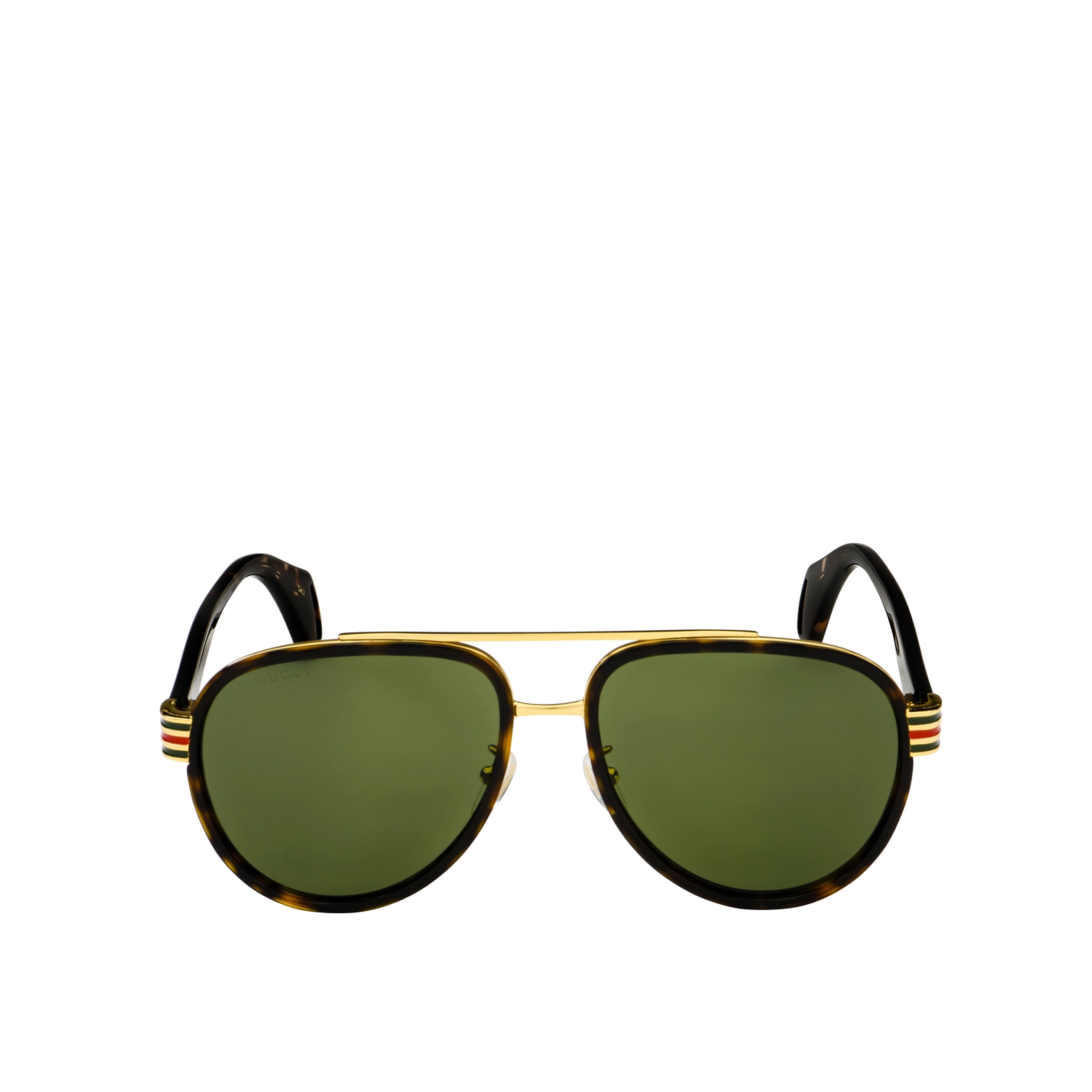 GUCCI-BROWN-FRAME-GREEN-LENS-SUNGLASSES-GG0447S-004-0 GUCCI BROWN FRAME GREEN LENS SUNGLASSES GG0447S 004 0