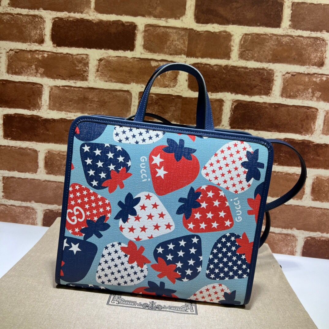 GUCCI-CHILDREN'S-STRAWBERRY-STAR-TOTE-BAG-630542-UR3DN-4990-01 GUCCI CHILDRENS STRAWBERRY STAR TOTE BAG 630542 UR3DN 4990 01