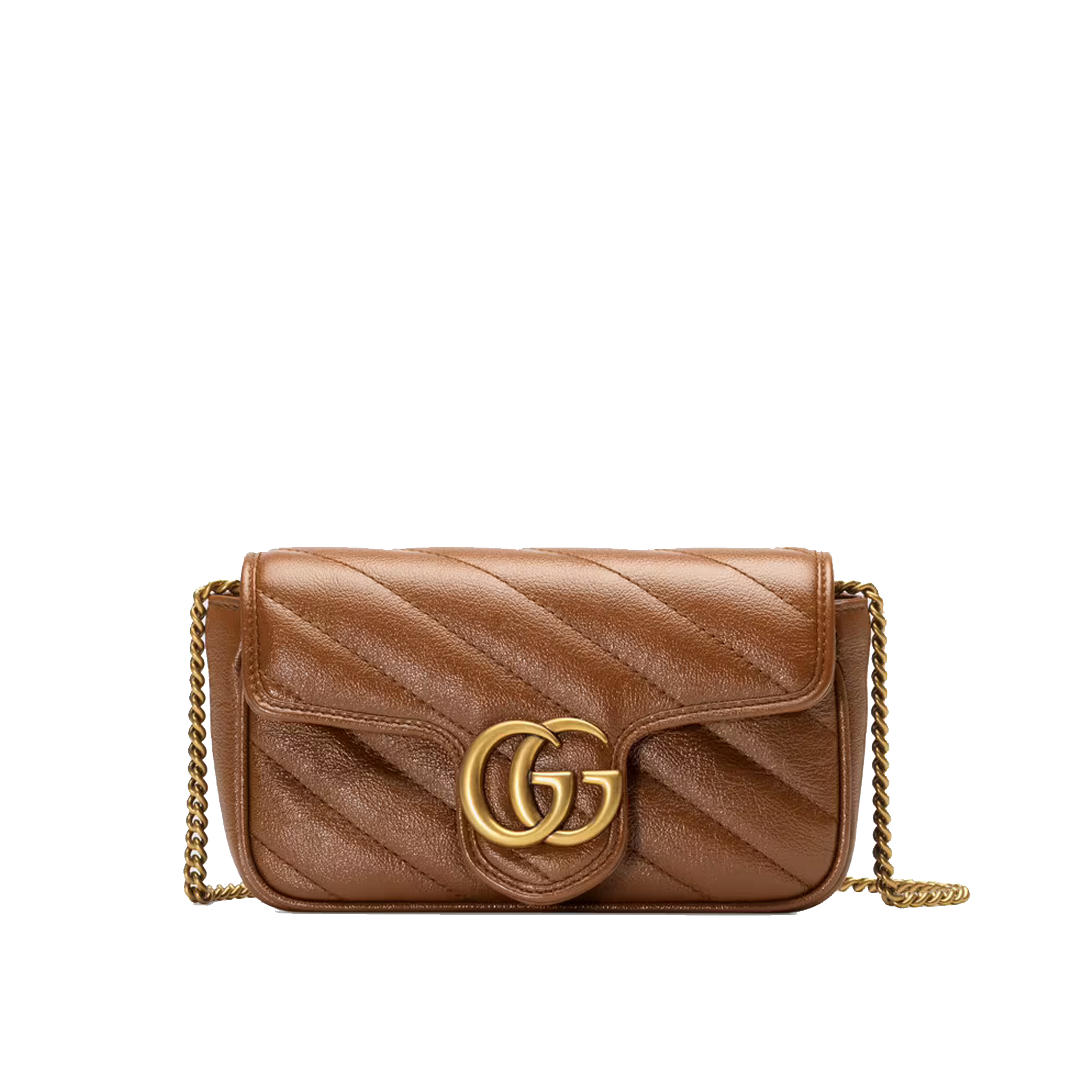 GUCCI-GG-MARMONT-MATELASSÉ-SUPER-MINI-BAG-BROWN-LEATHER-476433-0OLFT-2535-0 GUCCI GG MARMONT MATELASSE SUPER MINI BAG BROWN LEATHER 476433 0OLFT 2535 0