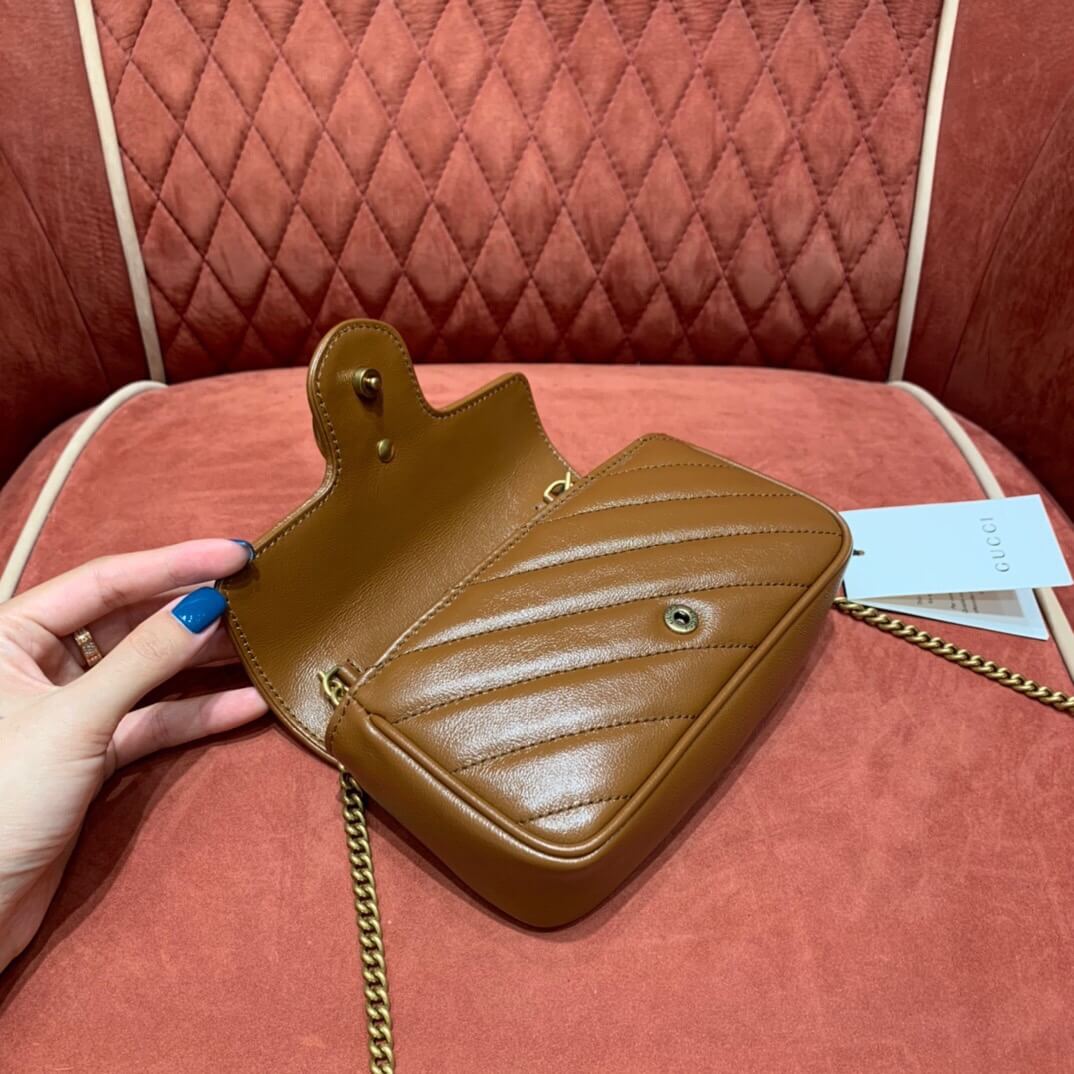 GUCCI-GG-MARMONT-MATELASSÉ-SUPER-MINI-BAG-BROWN-LEATHER-476433-0OLFT-2535-08 GUCCI GG MARMONT MATELASSE SUPER MINI BAG BROWN LEATHER 476433 0OLFT 2535 08