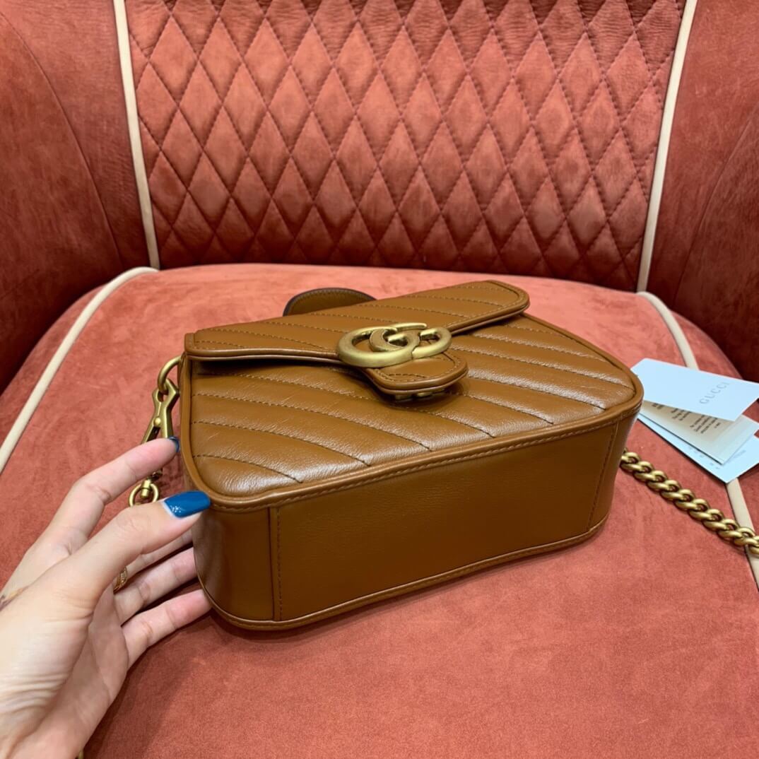 GUCCI-GG-MARMONT-MINI-TOP-HANDLE-BAG-BROWN-LEATHER-583571-0OLFT-2535-05 GUCCI GG MARMONT MINI TOP HANDLE BAG BROWN LEATHER 583571 0OLFT 2535 05