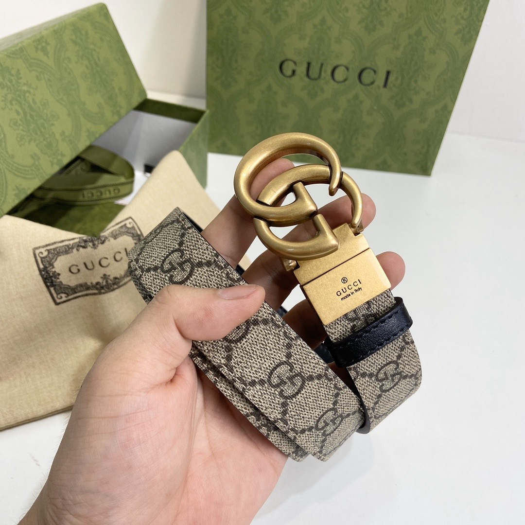 GUCCI-GG-MARMONT-REVERSIBLE-BELT-BLACK-659417-92TIC-9769-08 GUCCI GG MARMONT REVERSIBLE BELT BLACK 659417 92TIC 9769 08