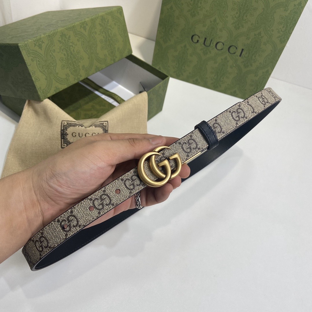 GUCCI-GG-MARMONT-REVERSIBLE-THIN-BELT-BLACK-659418-92TIC-9769-01 GUCCI GG MARMONT REVERSIBLE THIN BELT BLACK 659418 92TIC 9769 01