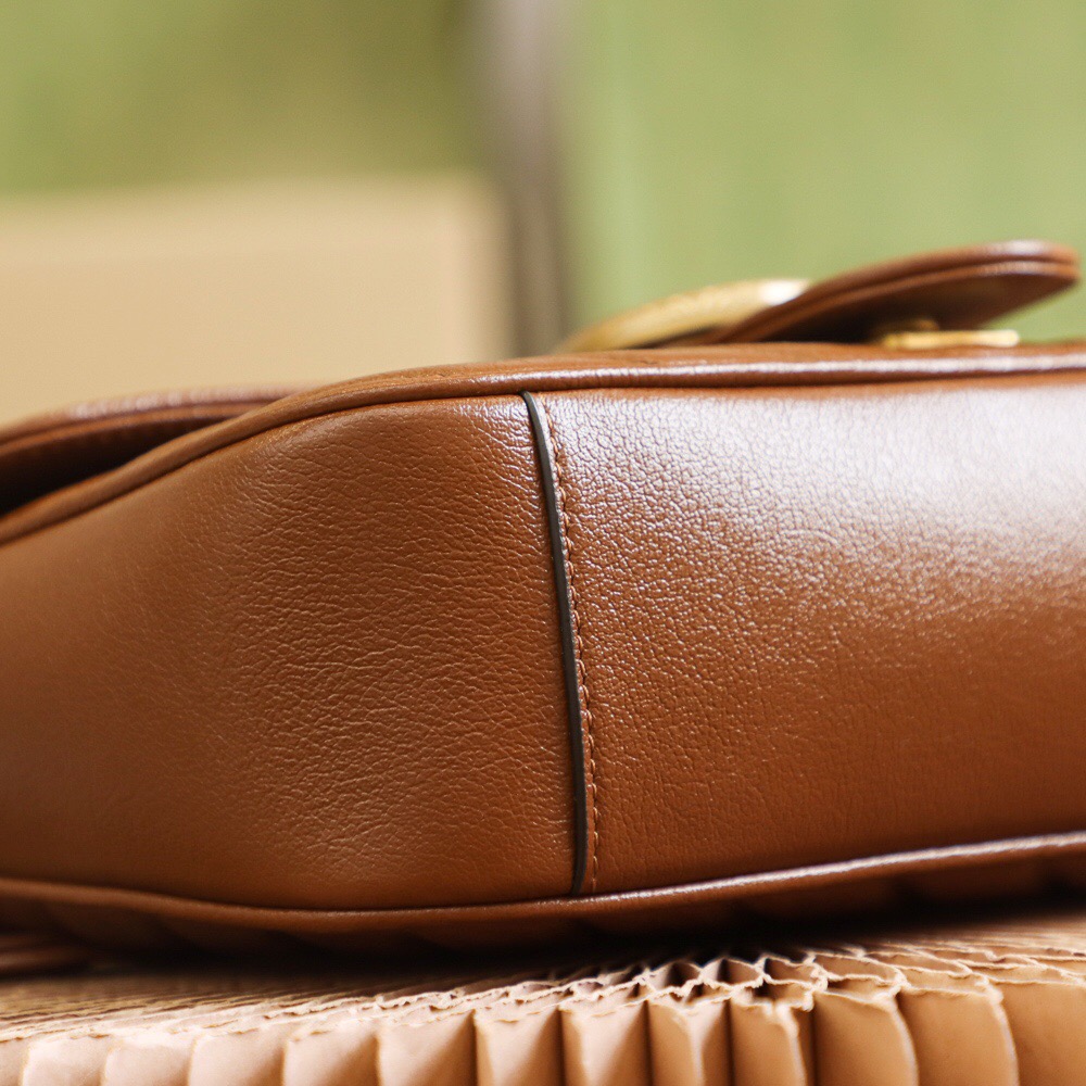 GUCCI-GG-MARMONT-SMALL-MATELASSÉ-SHOULDER-BAG-BROWN-443497-0OLFT-2535-011 GUCCI GG MARMONT SMALL MATELASSE SHOULDER BAG BROWN 443497 0OLFT 2535 011