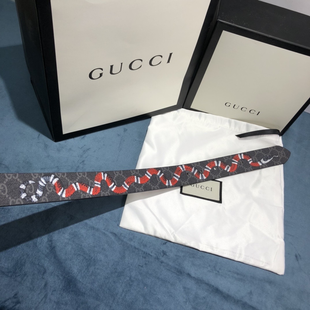 GUCCI-GG-SUPREME-BELT-WITH-KINGSNAKE-PRINT-434520-K5O1N-1087-04 GUCCI GG SUPREME BELT WITH KINGSNAKE PRINT 434520 K5O1N 1087 04