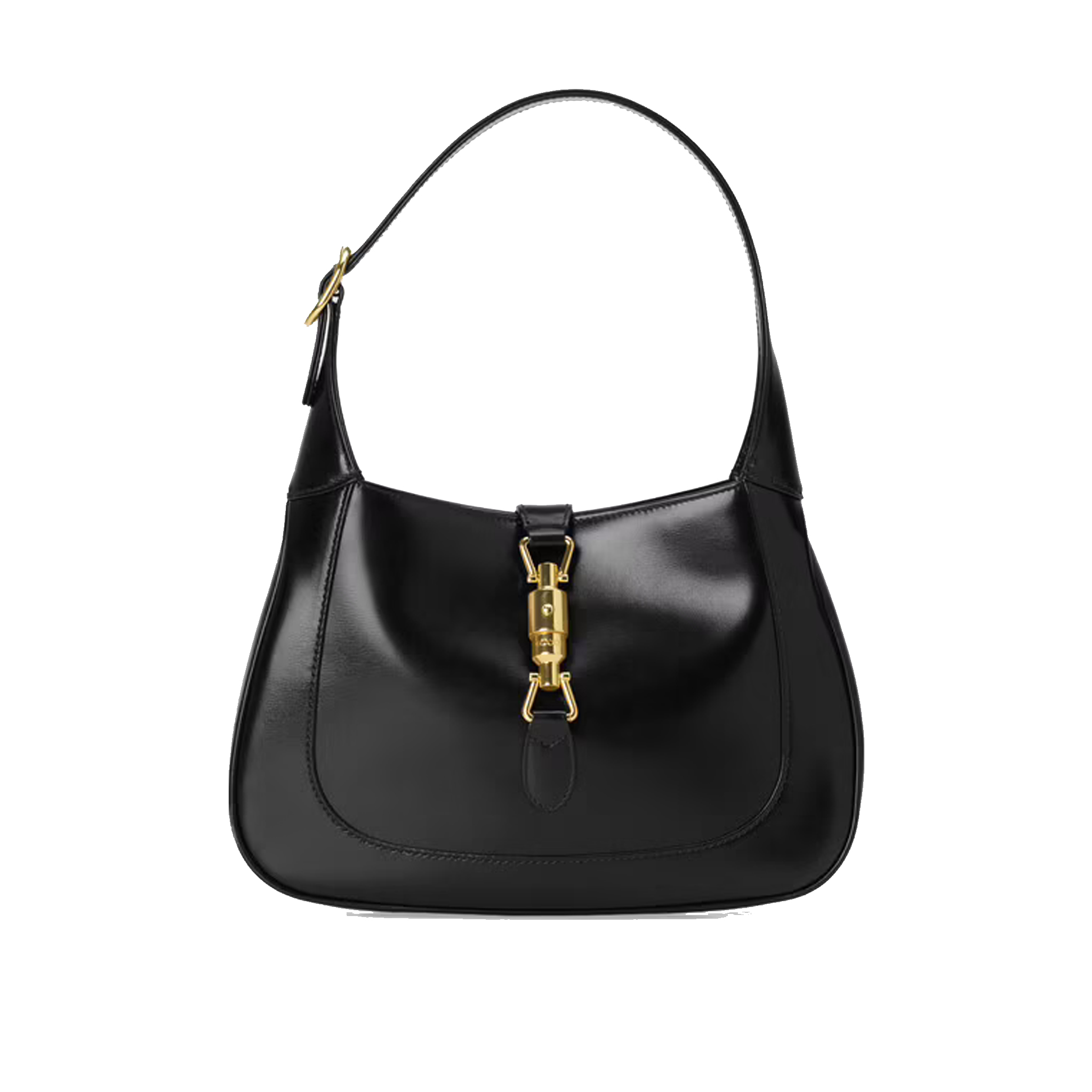 GUCCI-JACKIE-1961-SMALL-SHOULDER-BAG-BLACK-LEATHER-636709-10O0G-1000-0 GUCCI JACKIE 1961 SMALL SHOULDER BAG BLACK LEATHER 636709 10O0G 1000 0
